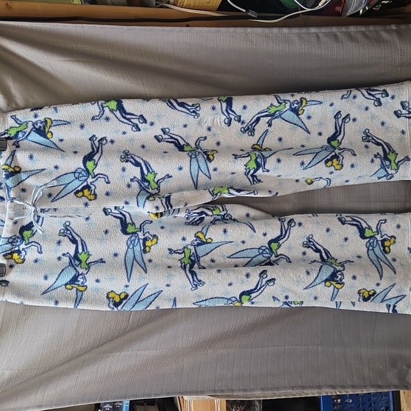 Disney's Tinkerbell Sleeo Shirt And Lounge Pants Adult Size L - Picture 5 of 6